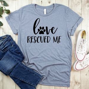 Animal Rescue T-shirt Blue NEW NWT